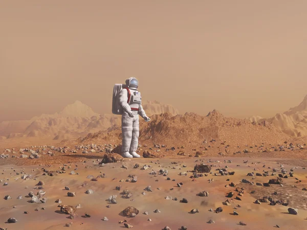 Astronaut on Mars