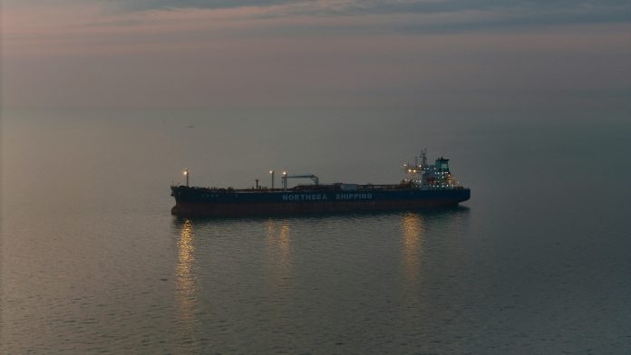 oil tanker open sea