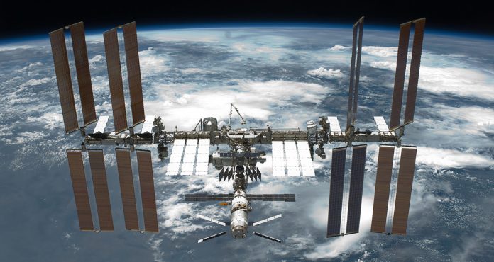 The International Space Station is featured in this image photog