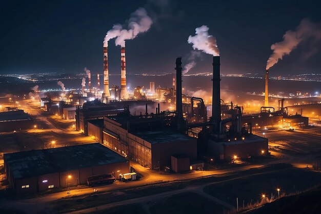 chemical factory smoke