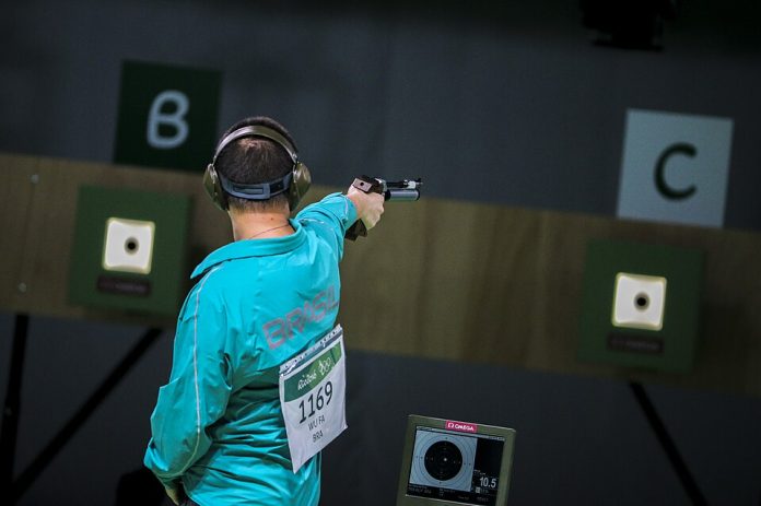 handgun shooting range